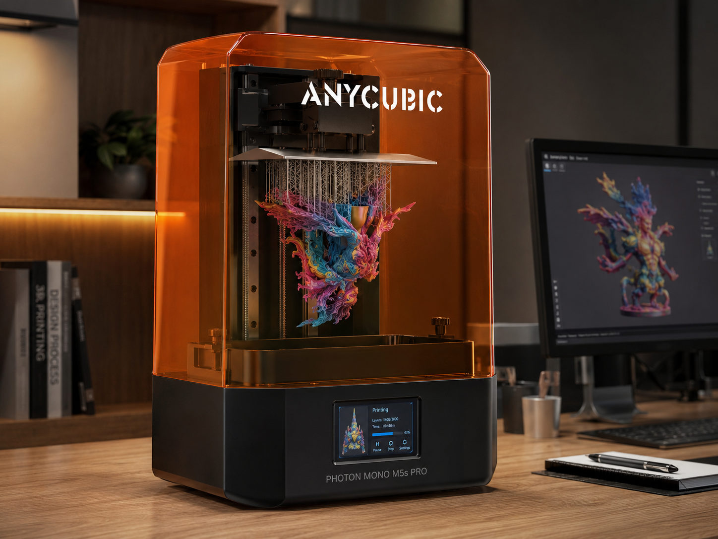 Anycubic dépose un brevet pour imprimer des pièces résine en couleur sans étape de post-traitement